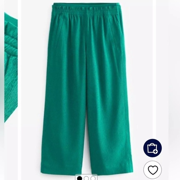 ATHLETA Echo Wide Leg Crop Pant | NWT sz 12 - Picture 2 of 11